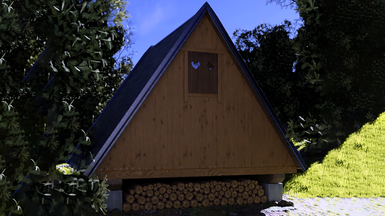 Media 1 for listing Glamping cabin - Glamping house 3D model