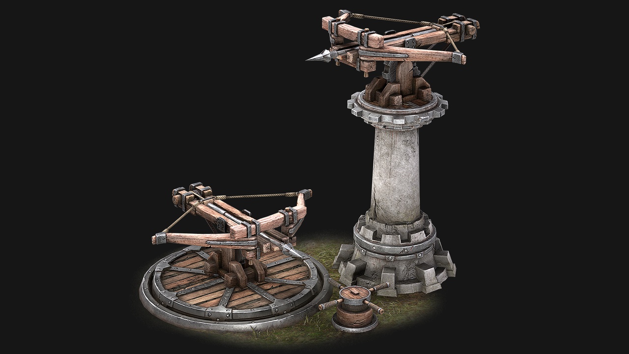 Media 1 for listing Ballista Tower Pack Medieval Catapult Castle