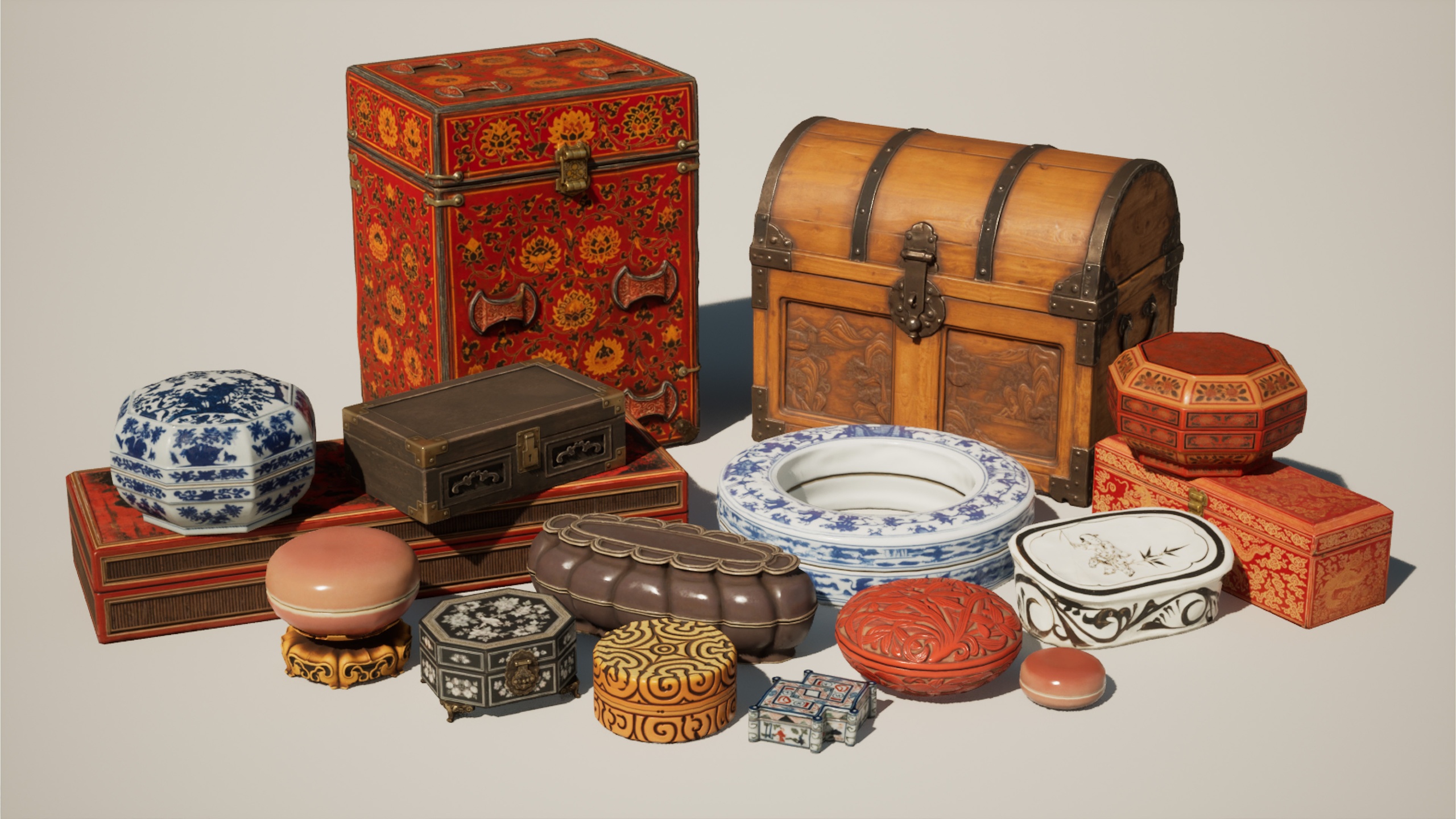 Media 1 for listing Chinese antique decor box