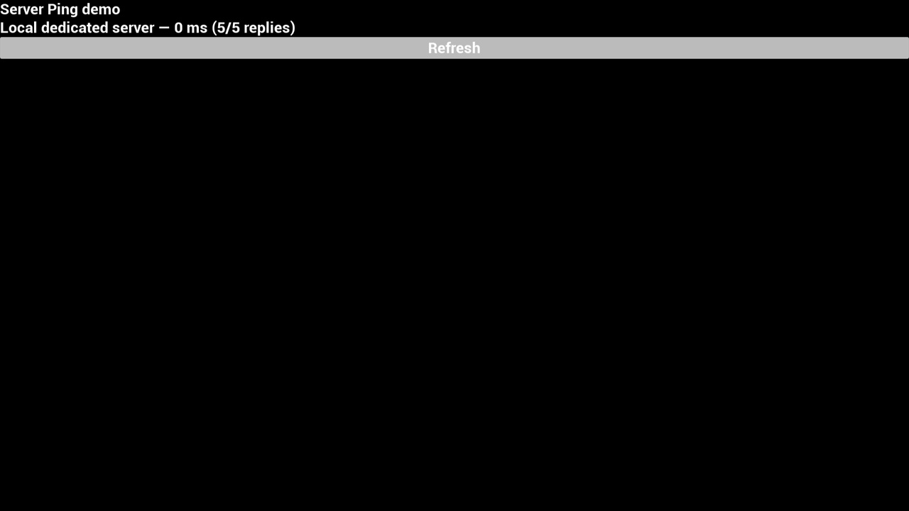 Media 1 for listing Server Ping - UDP Latency for Server Browsers