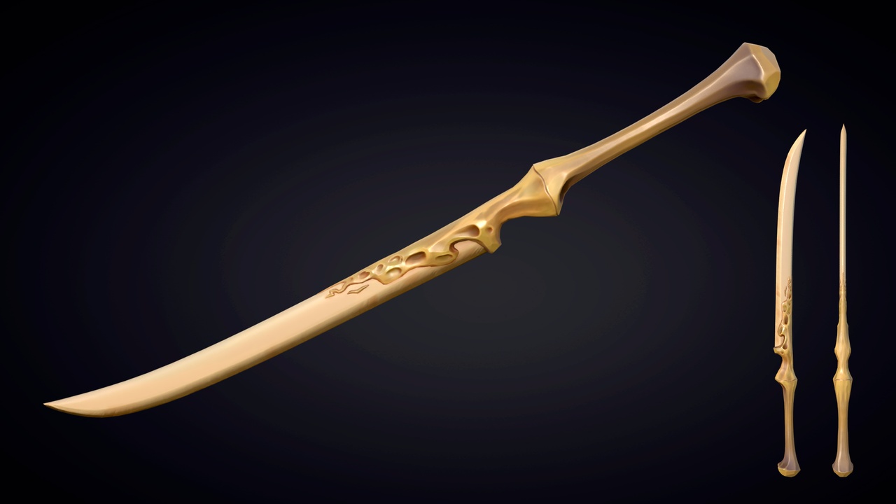 Media 1 for listing Stylized Bone Sword