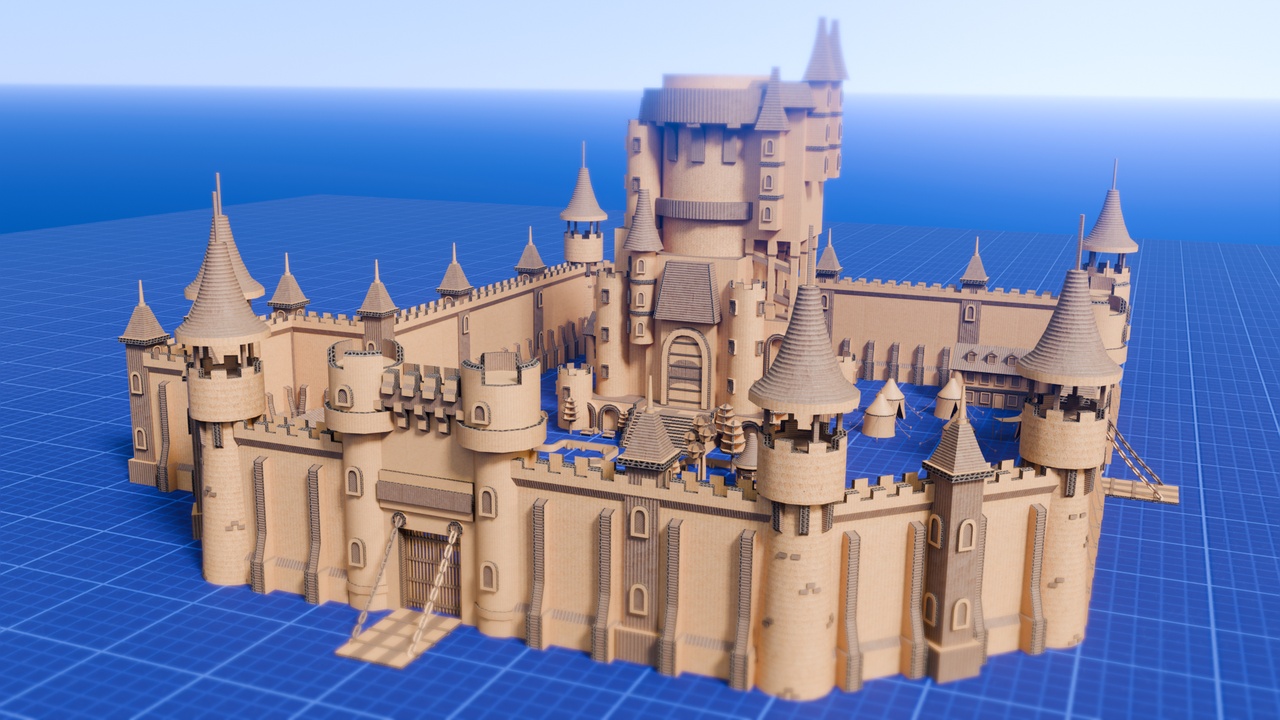 Media 1 for listing Cardboard World - Castle