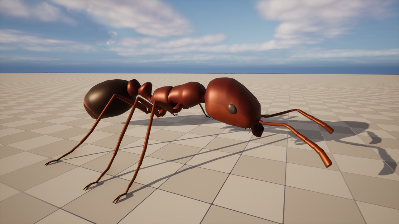 Media 1 for listing Low Poly Fire Ant