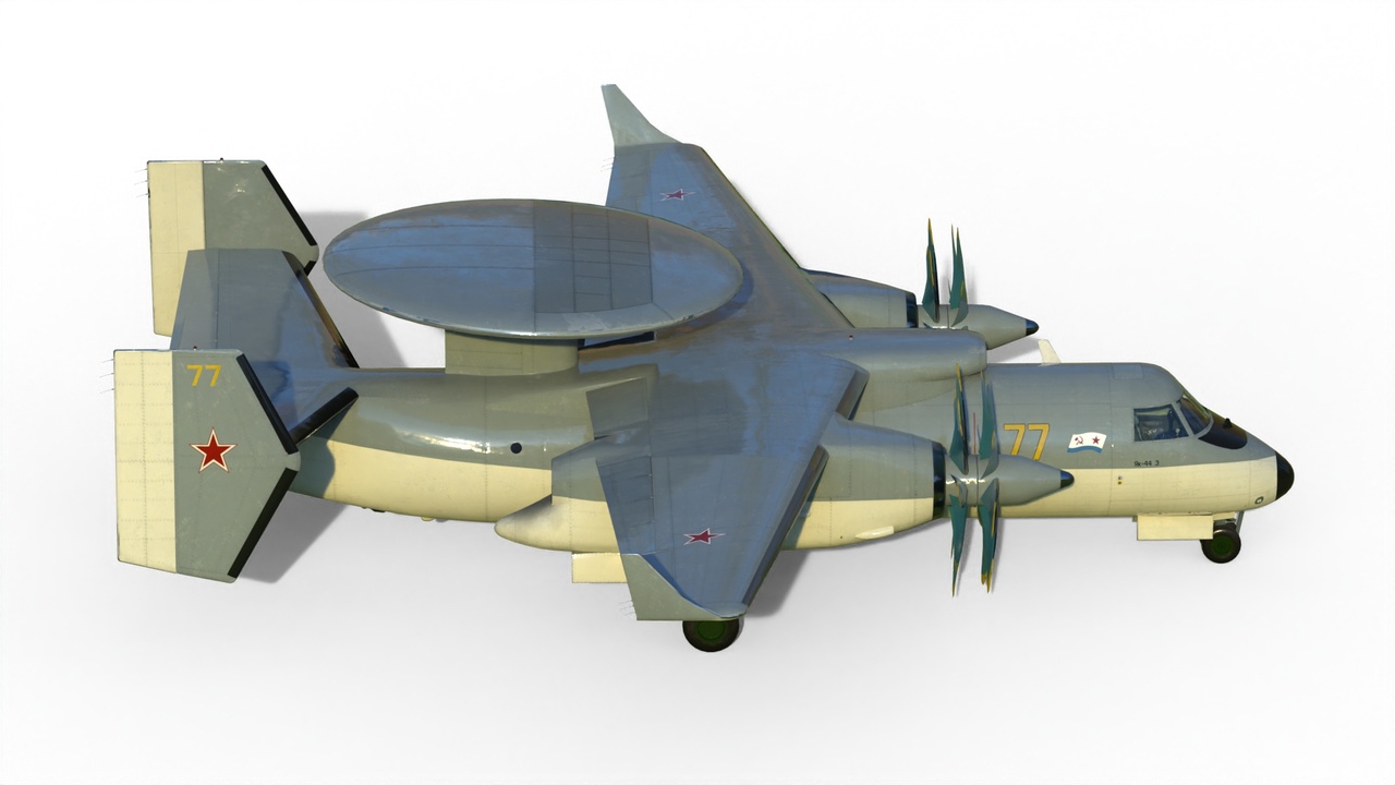 Media 1 for listing Yak-44 AEW aircraft