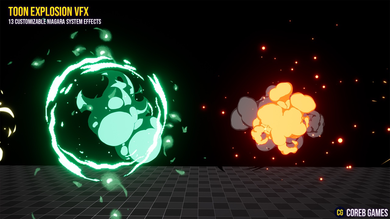 Media 1 for listing Toon Explosion VFX