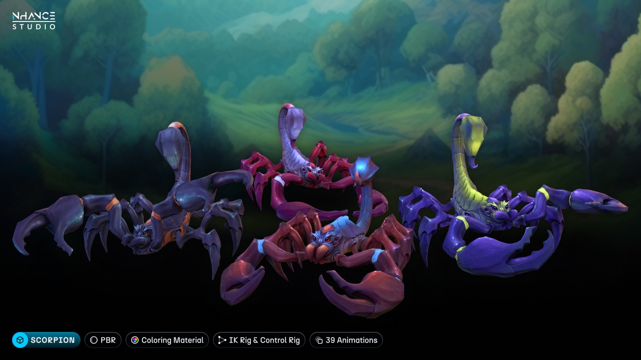 Media 1 for listing Stylized Scorpion