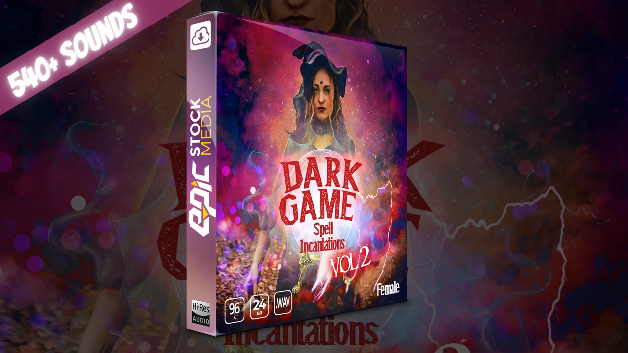 Media 1 for listing Dark Game Spell Incantation Voices Female Vol. 2