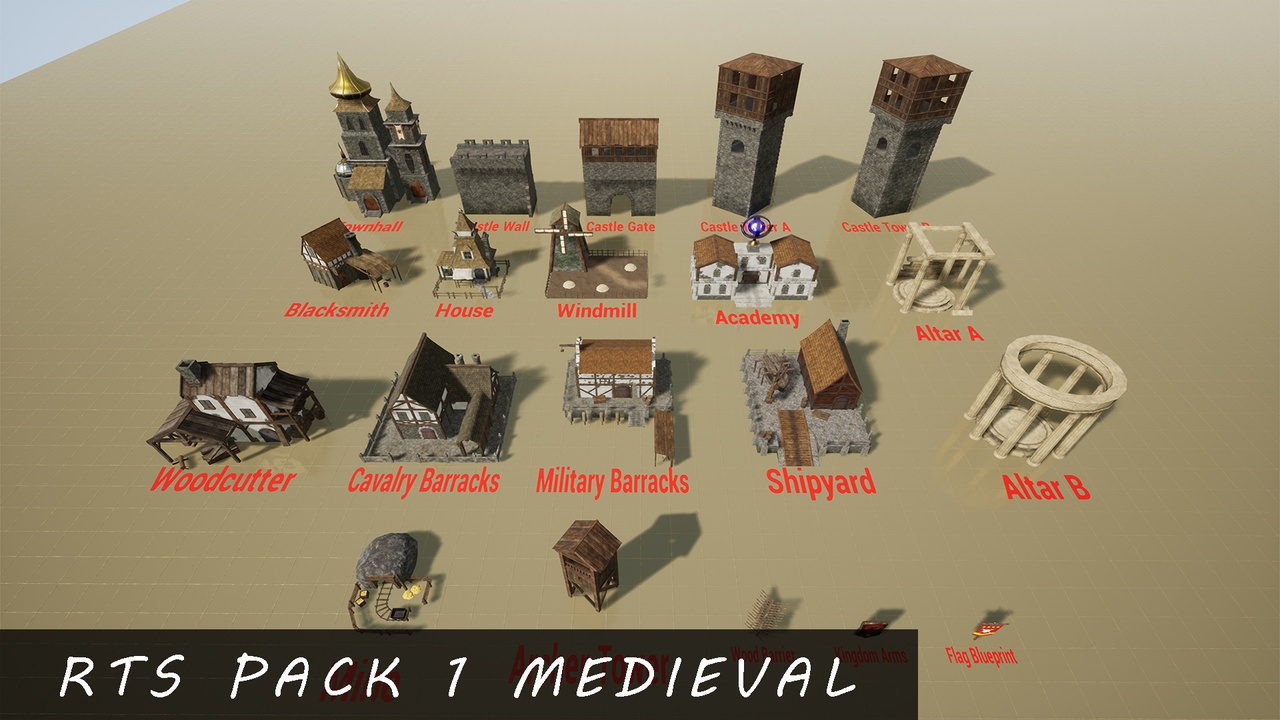 Media 1 for listing RTS Pack 1 Medieval
