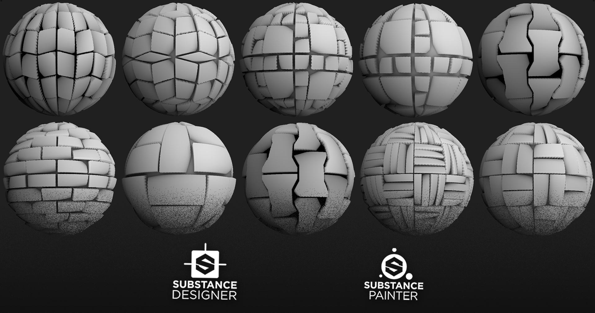 Media 1 for listing 50 Pattern Nodes + 50 Mask (For Substance Designer & Painter)