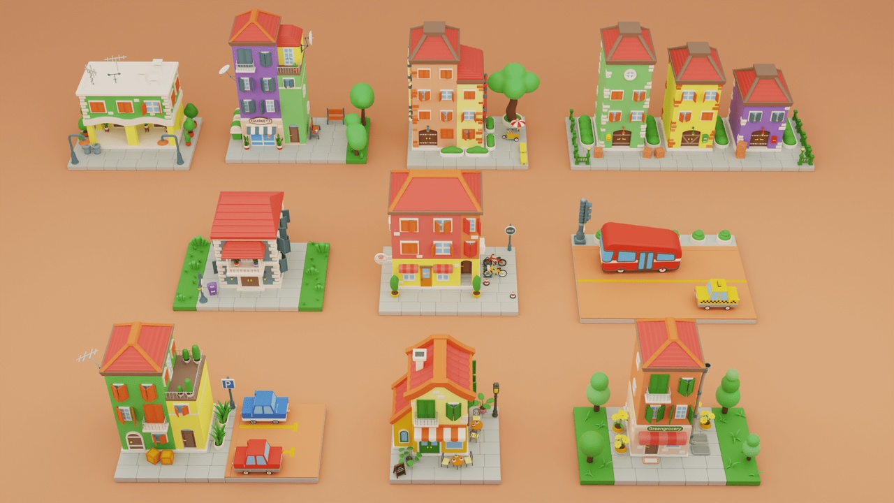 Медиа 1 для объявления Cartoon City Islands / Exteriors