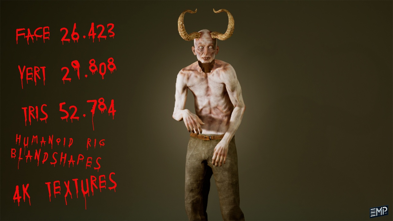Media 1 for listing The Scary Demon game character for Horror games