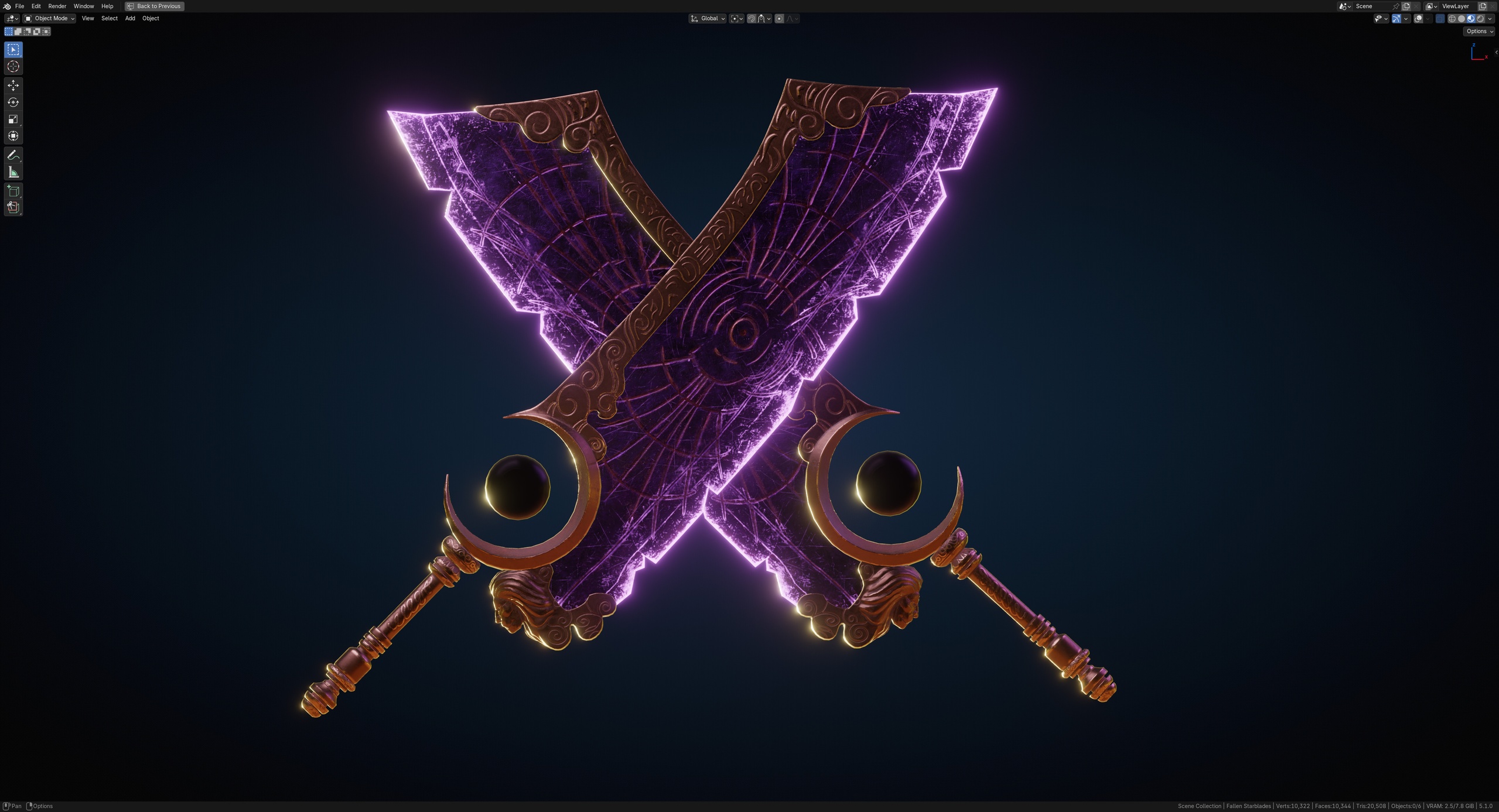 Media 1 for listing Fallen Starblades (Dual Greatswords)