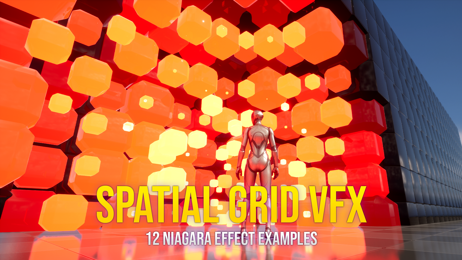 Interactive Spatial Grid VFX | Fab