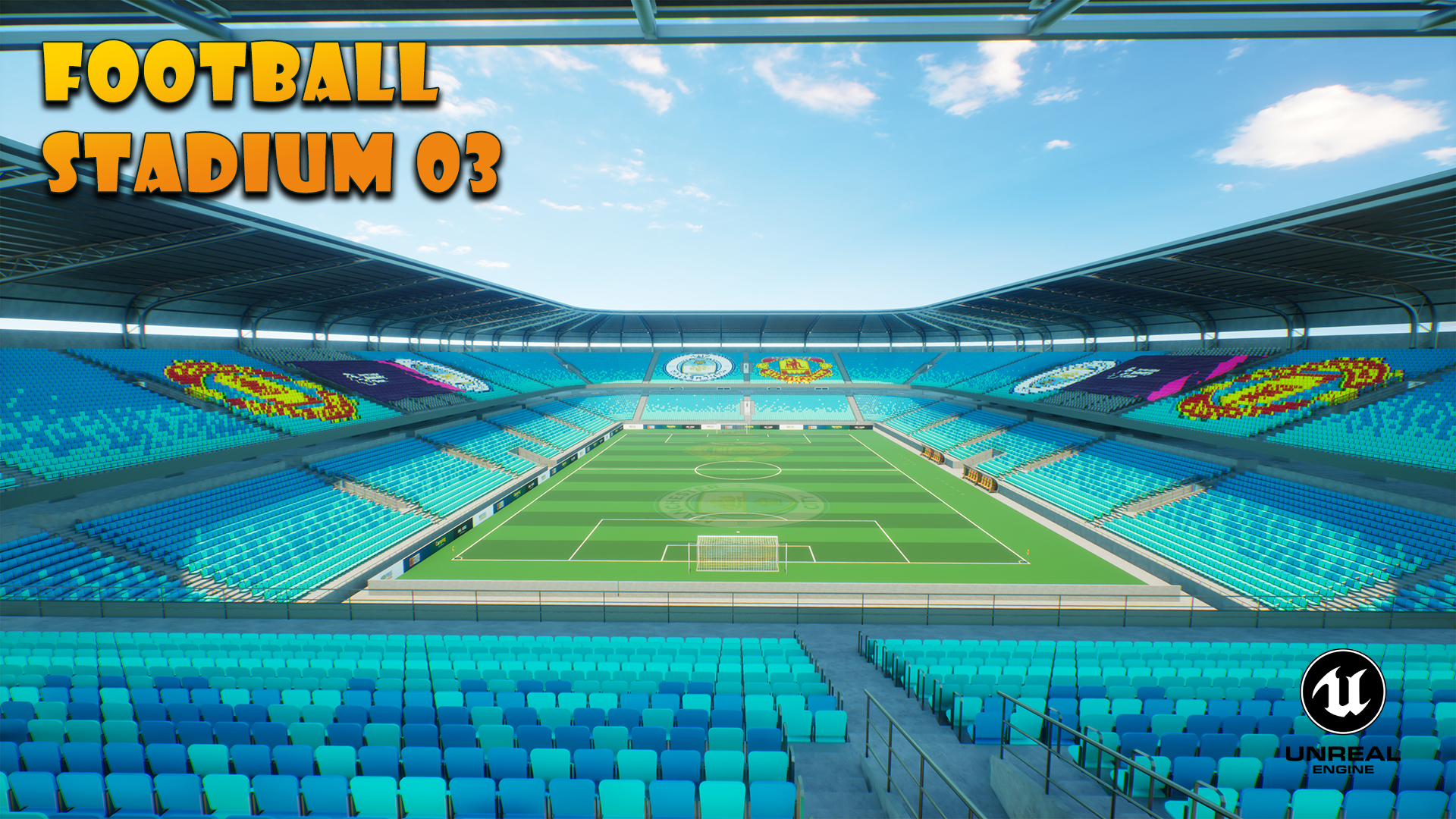 Football Stadium 03 – UE Environment Pack | Fab