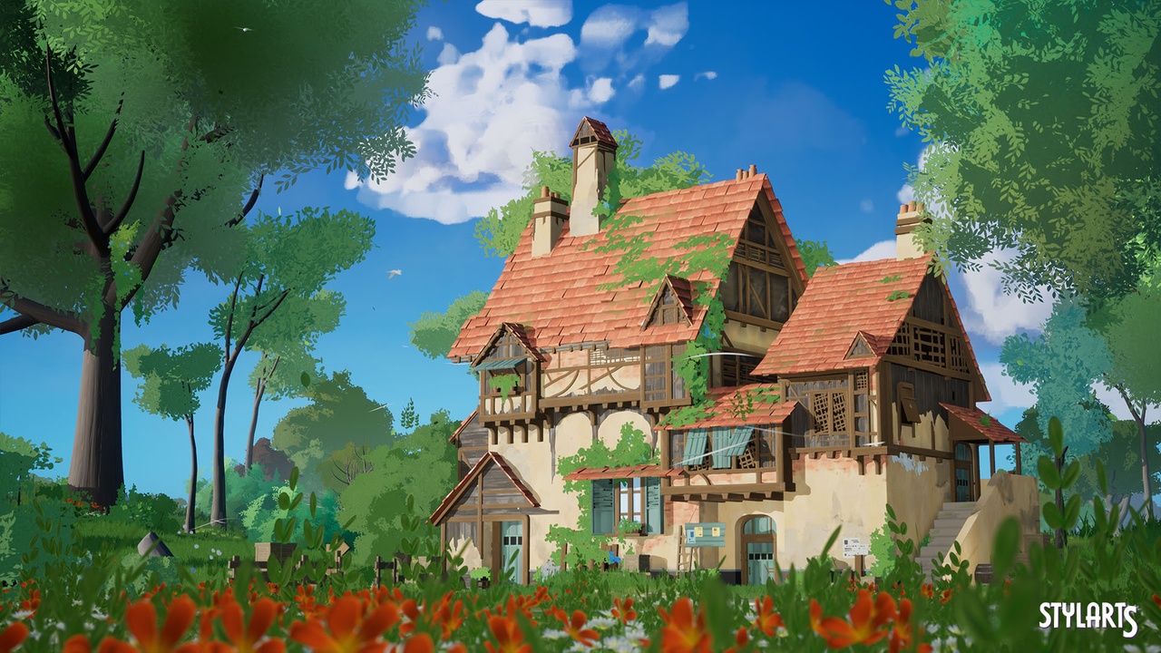 Media 1 for listing Stylized Medieval House (Stylizeds Houses Medievaled Housey Stylized Medievals)