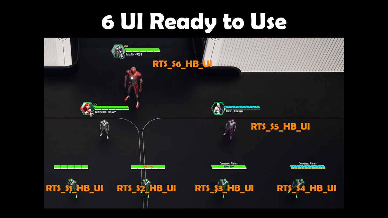 Media 1 for listing RTS Healthbar Actor Component