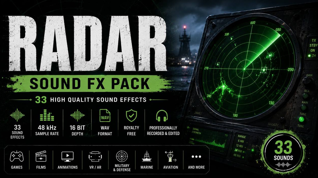 Radar Sound Effects Pack | Fab