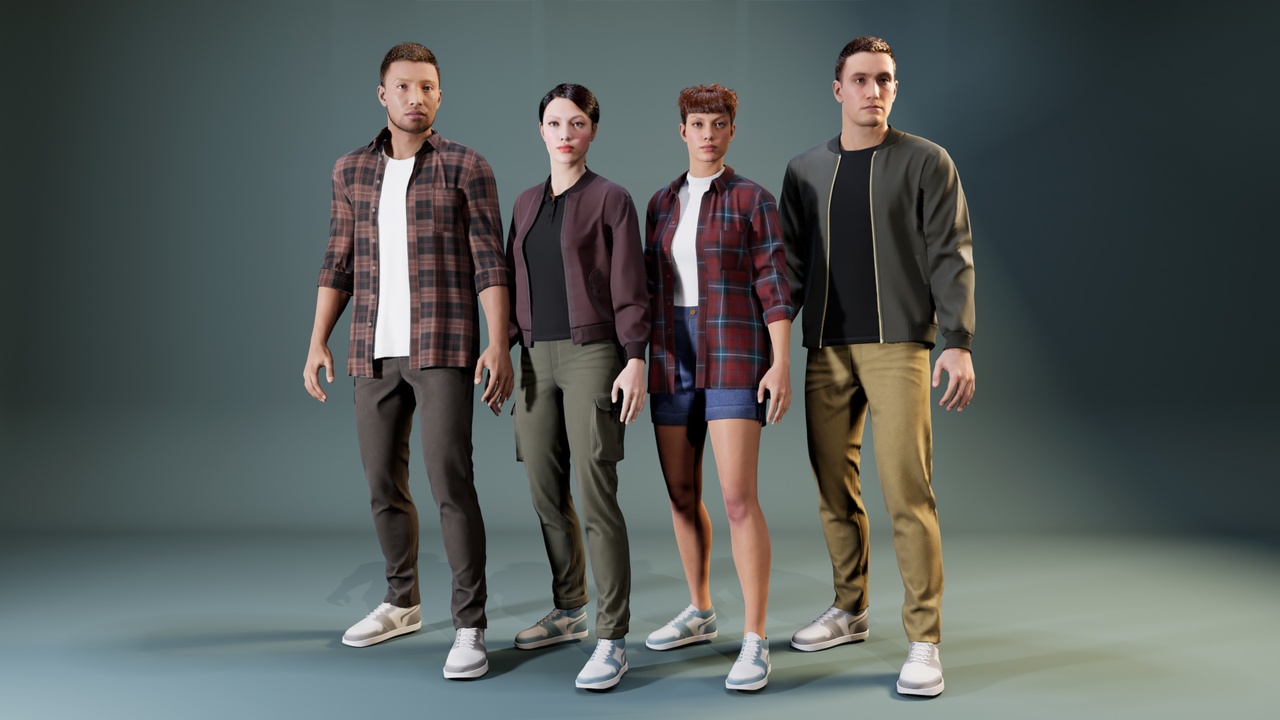 Media 1 for listing Modular Urban Clothing (Metahuman clothing)