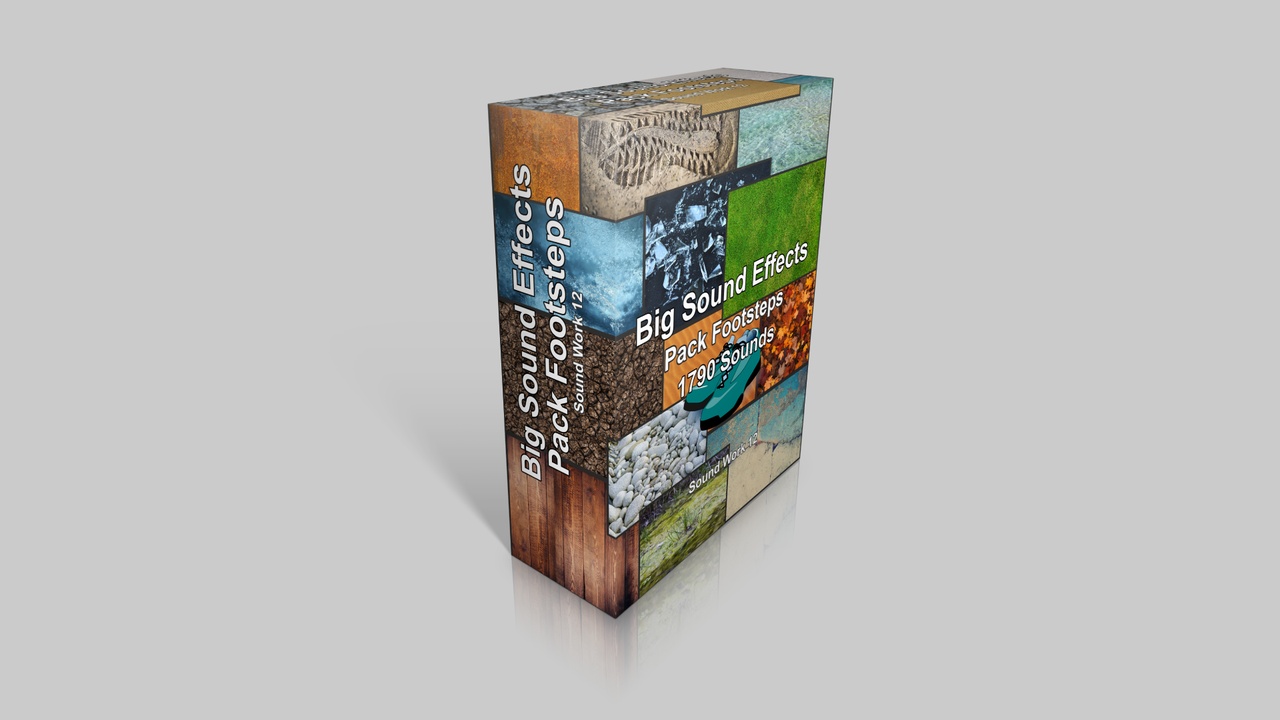 Media 1 for listing Big Sound Effects Pack Footsteps