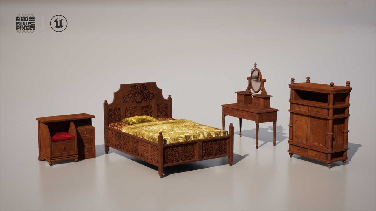 Media 1 for listing Medieval Furniture Vol 02