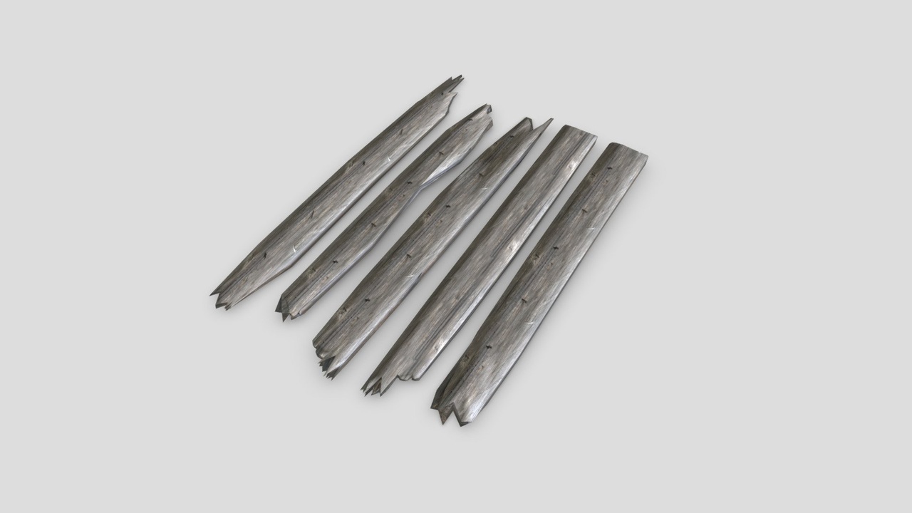 Media 1 for listing CC0 - Planks broken