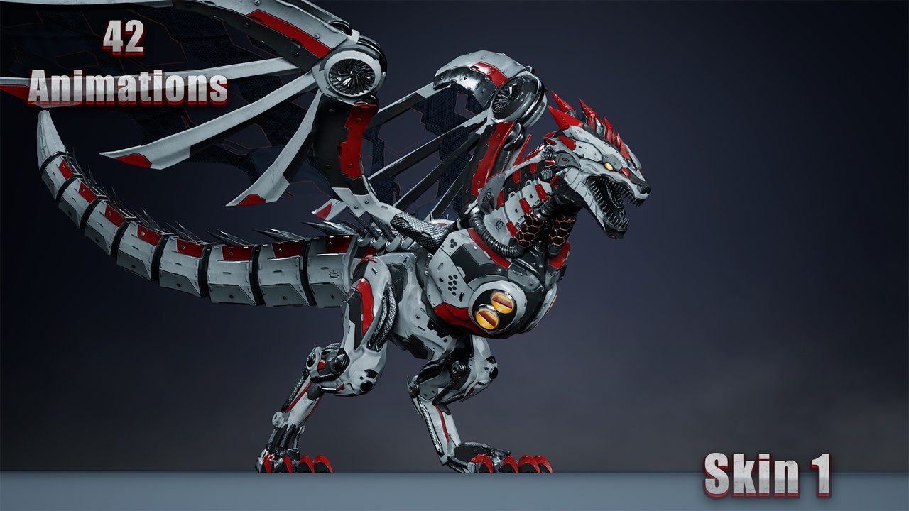 Media 1 for listing Sci-Fi Dragon Wyvern
