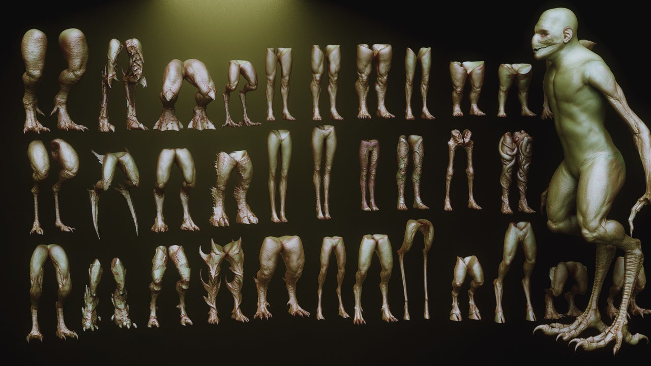 Media 1 for listing LEGS - 33 Character & Creature Legs