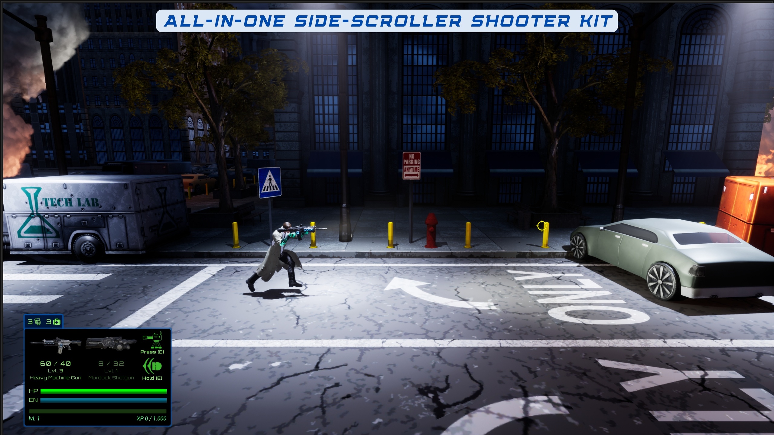 Media 1 for listing Defender: Side Scroller Shooter Kit