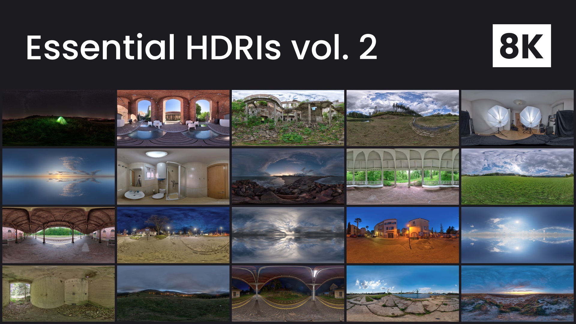 Media 1 for listing Essential HDRIs vol. 2