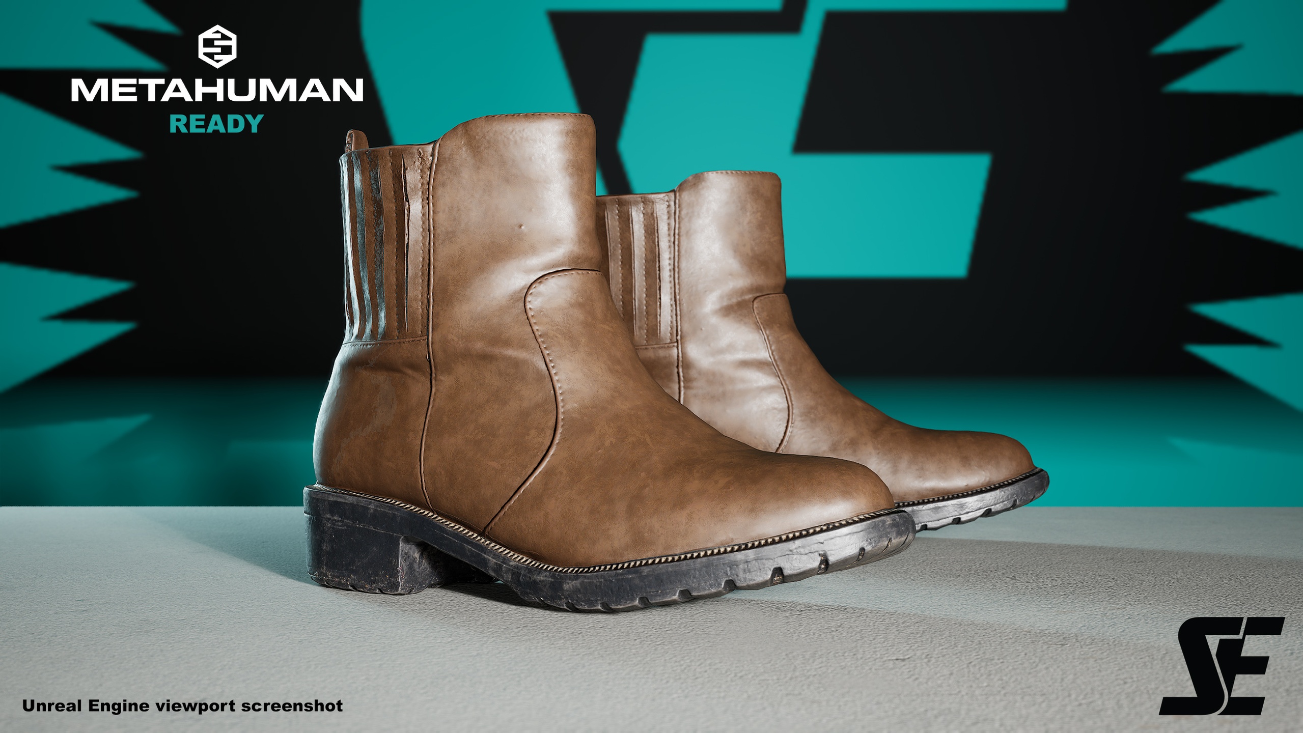 Media 1 for listing MetaHuman Ready Shoes - Boots V2