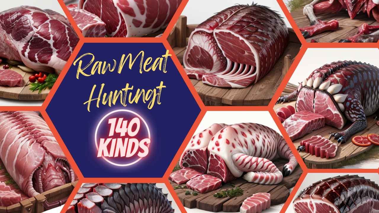 Media 1 for listing Raw Meat Huntingt icons: 140 kinds