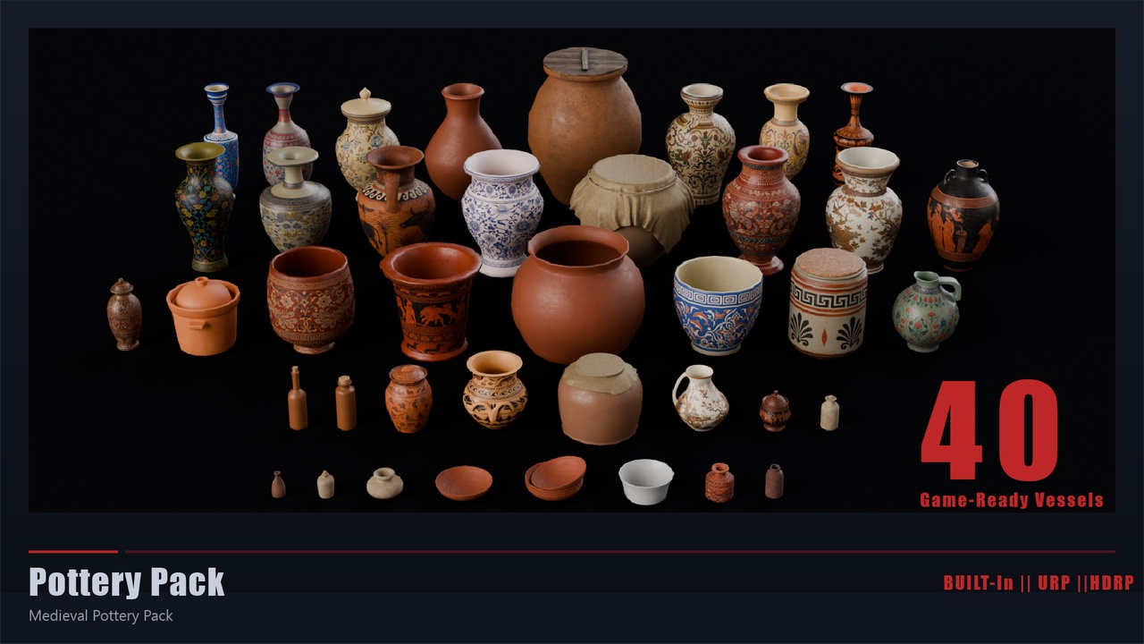 Media 1 for listing Medieval Pottery Pack