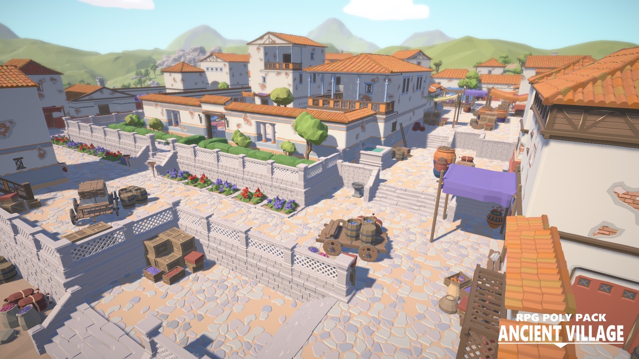 Media 1 for listing RPG Poly Pack - Ancient Village