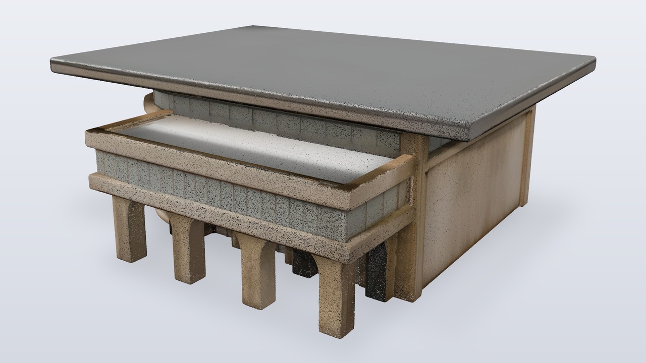 Media 1 for listing Modern Brutalist Hotel Conference Wing