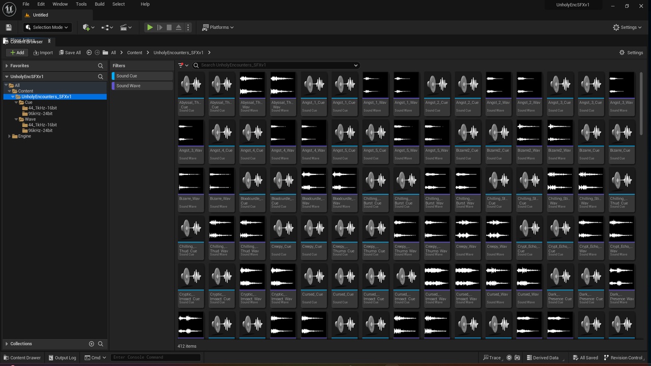 Media 1 for listing UNHOLY ENCOUNTERS SFX V1