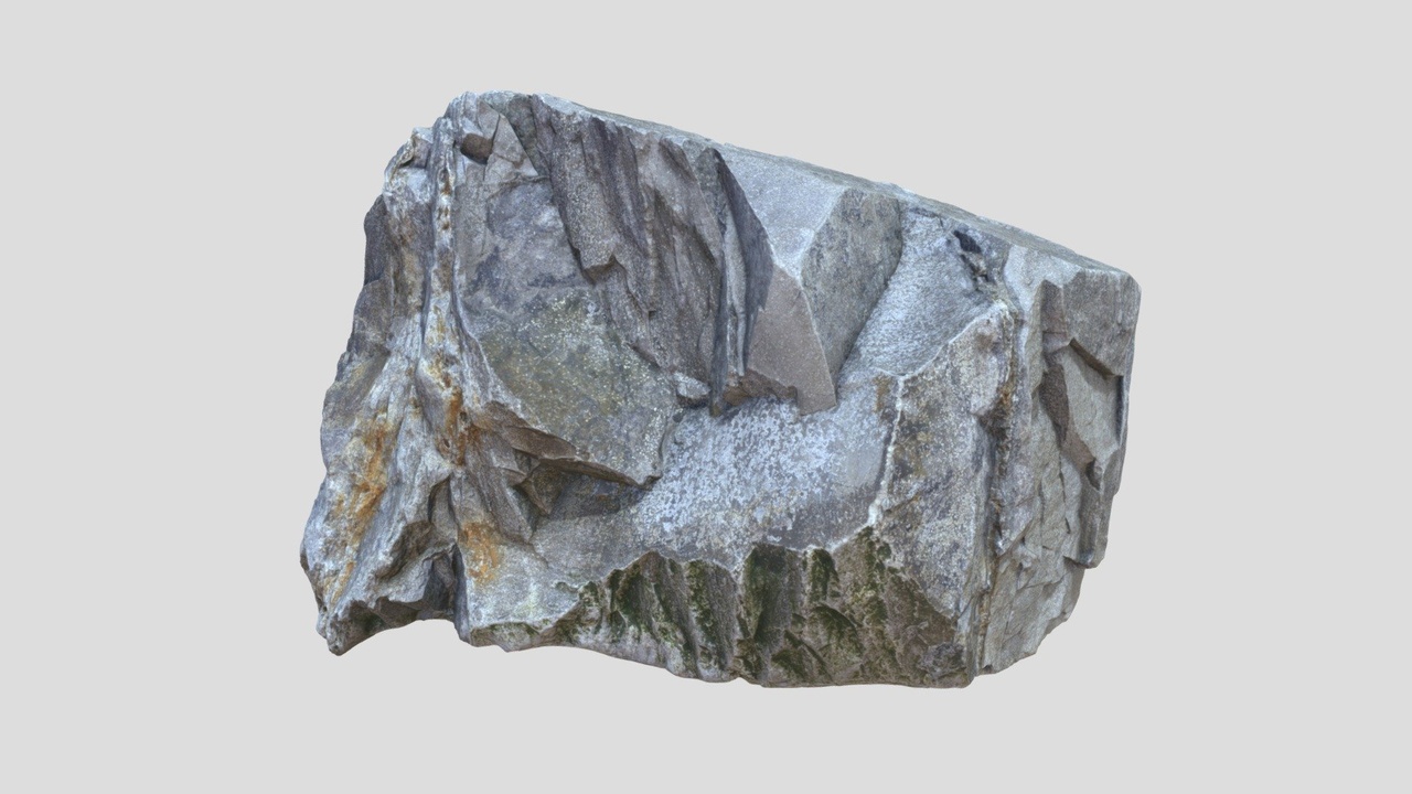 Media 1 for listing Alaskan Cliff Rock 7 PBR Photogrammetry Model