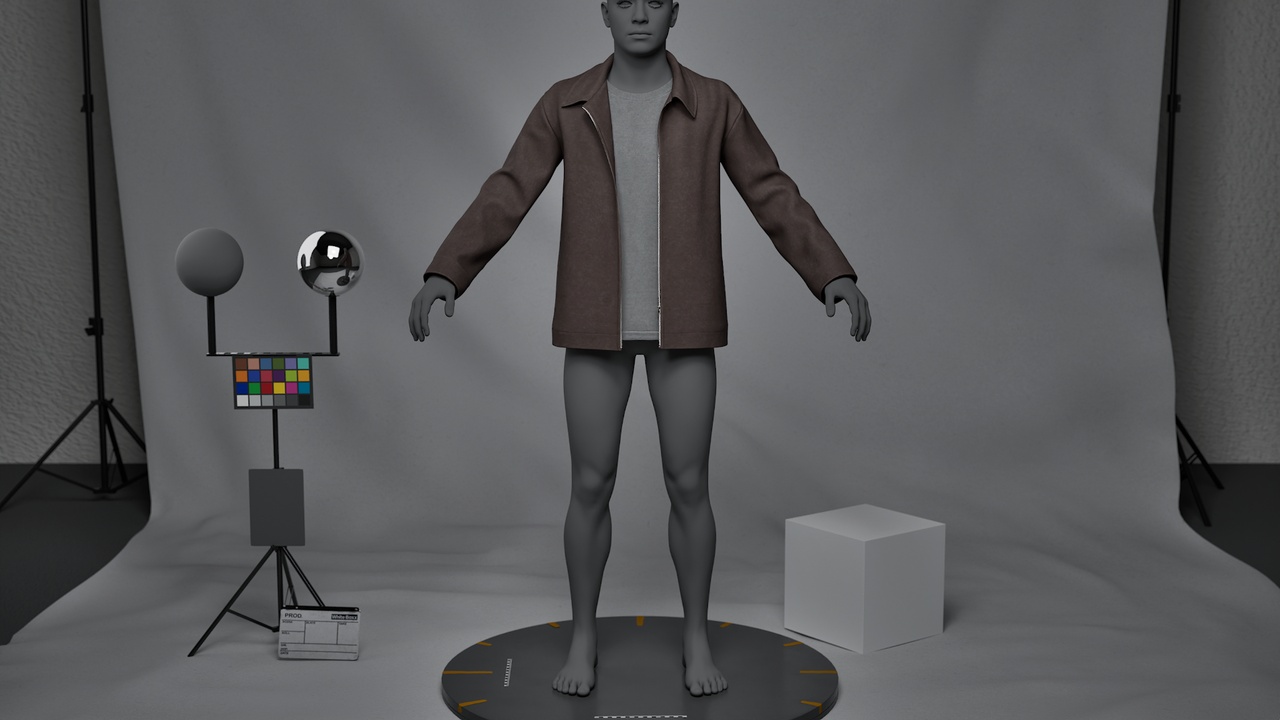 Media 1 for listing Basic Jacket Outfit for Metahuman - MHPKG