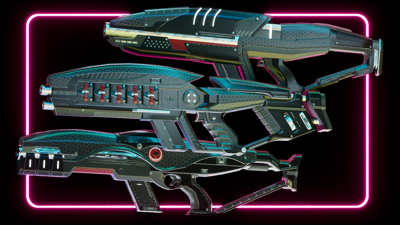 Modern Sci-Fi Rifles Bundle 4 제품 등록을 위한 미디어 1개