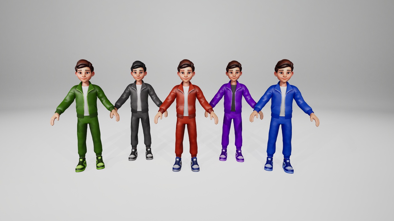Media 1 for listing Metahuman Cartoon Character Boy