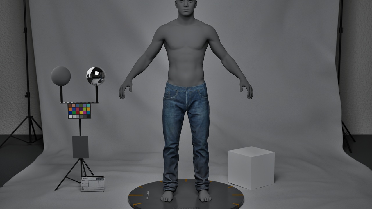Media 1 for listing Classic Jean Outfit for Metahuman - MHPKG