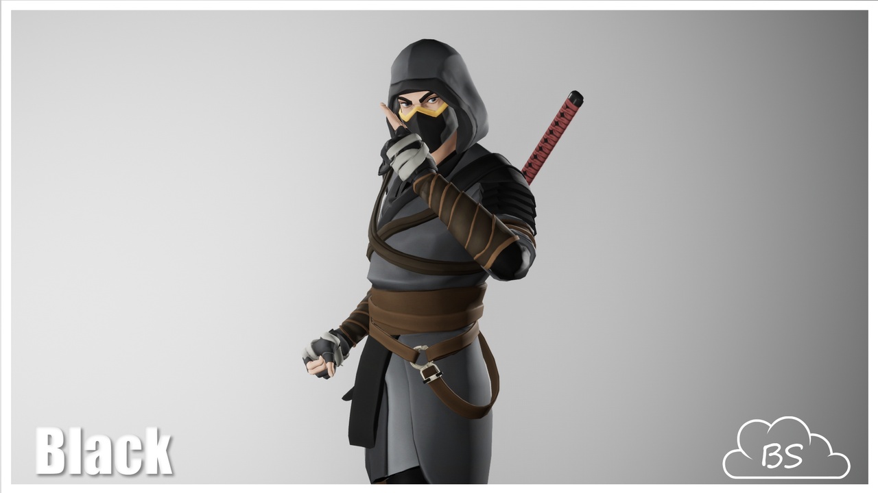 Media 1 for listing Stylized Ninja