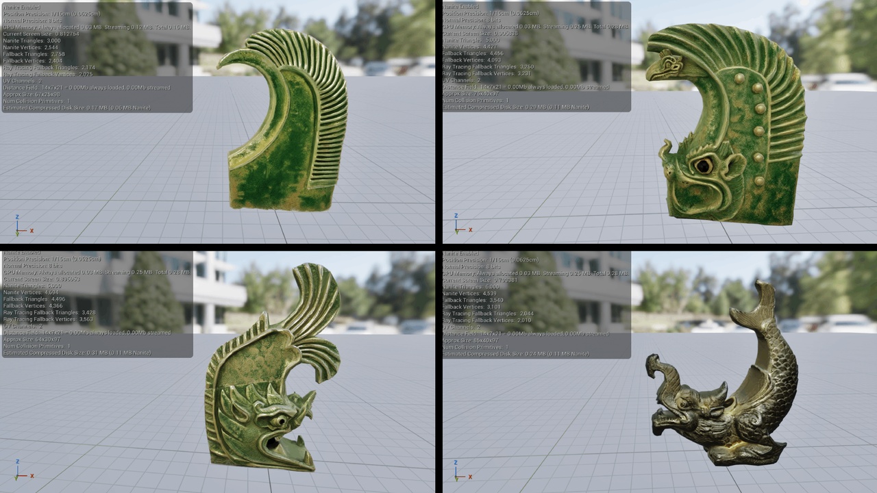 Media 1 for listing Chinese Roof Ridge Ornament