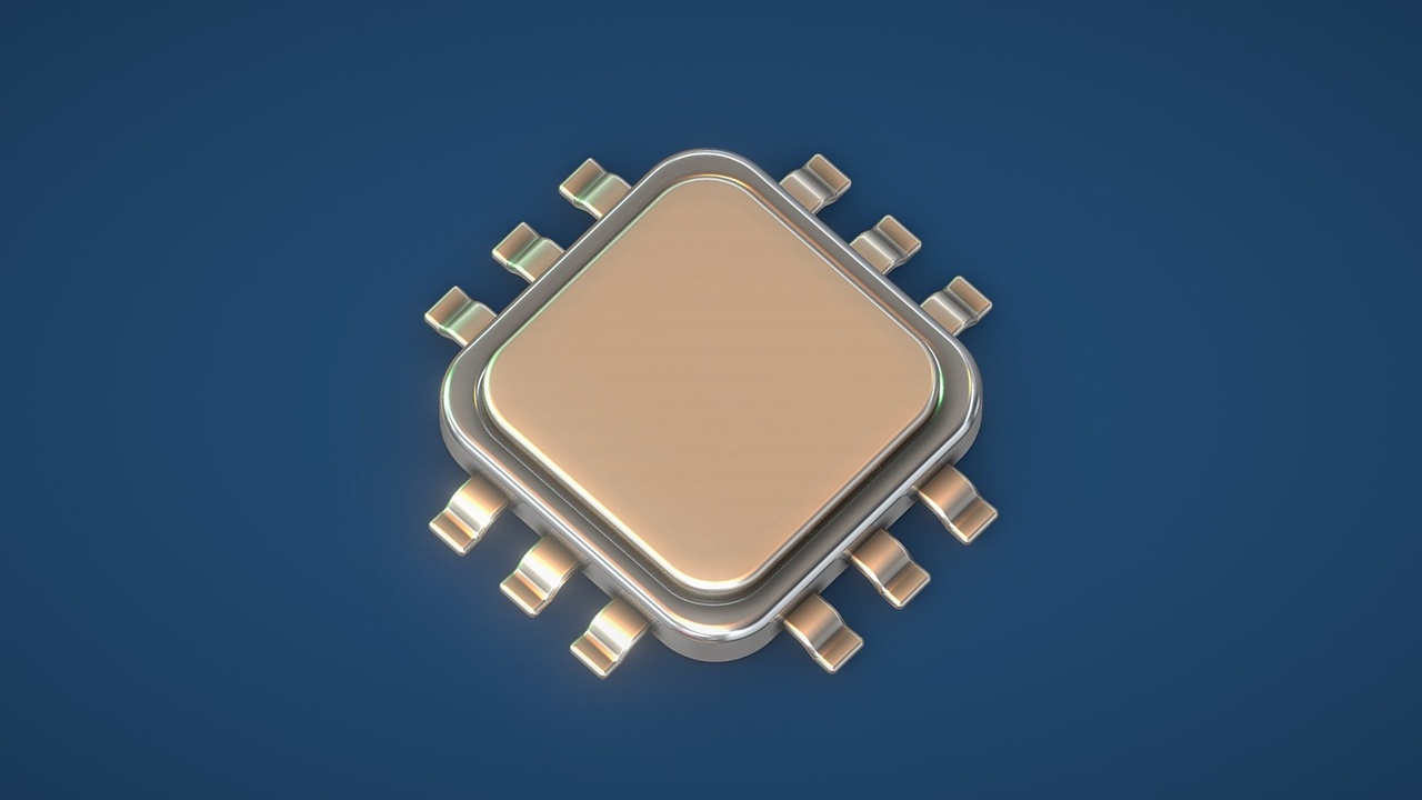 Processor CPU Chip 💻 3D 제품 등록을 위한 미디어 1개