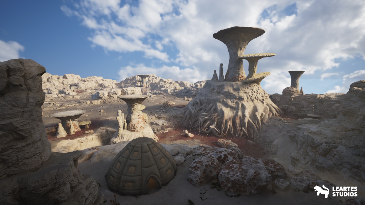 Desert Planet Environment 제품 등록을 위한 미디어 1개