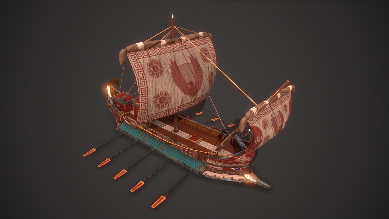 Media 1 for listing Ancient Ship Trireme 02
