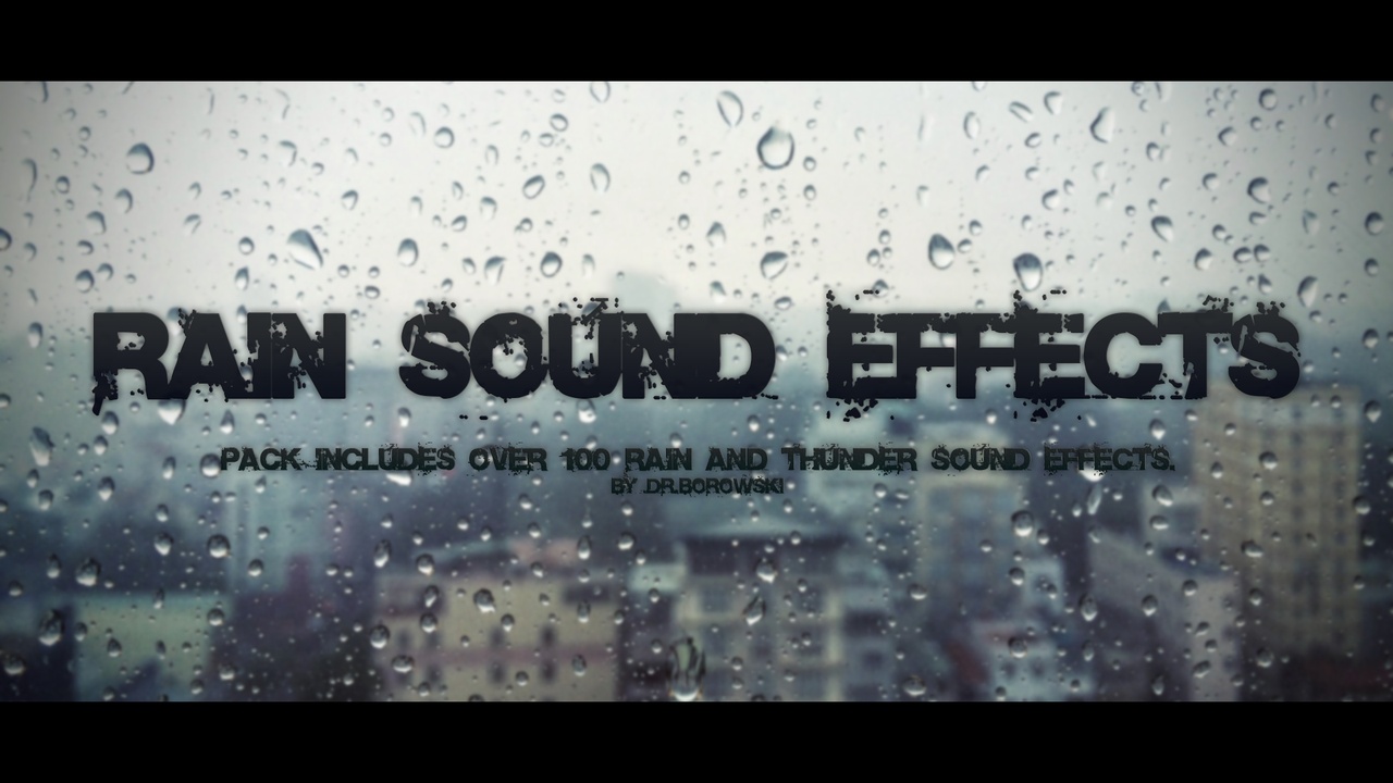 Media 1 for listing Rain Sound Effects