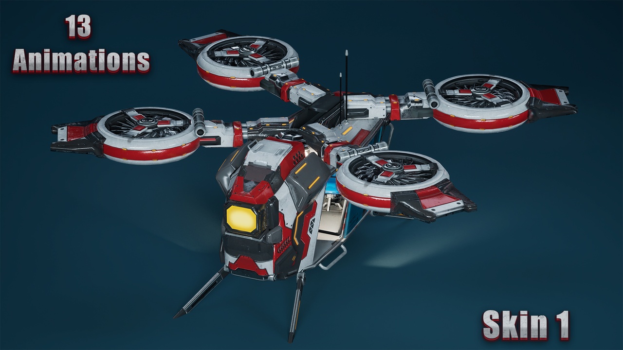 Media 1 for listing Sci-Fi Medic Helicopter