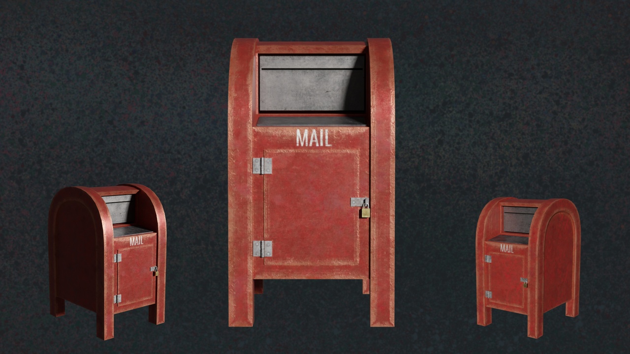 Media 1 for listing Letters Mailbox Series Parcel Courier Postal - G1 - N1