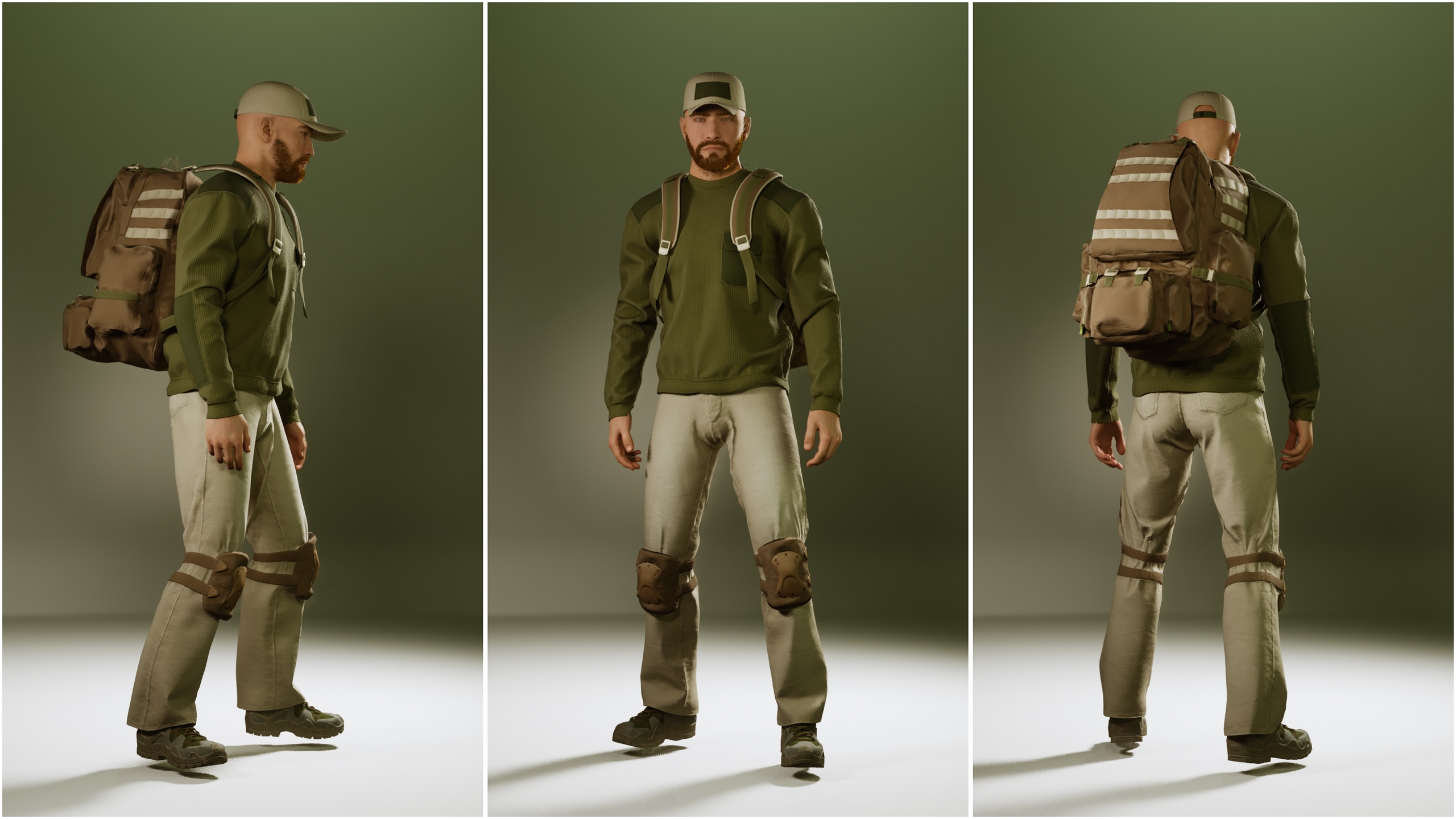 Media 1 for listing Action Survival Character. Modular Meta - Paramilitary.