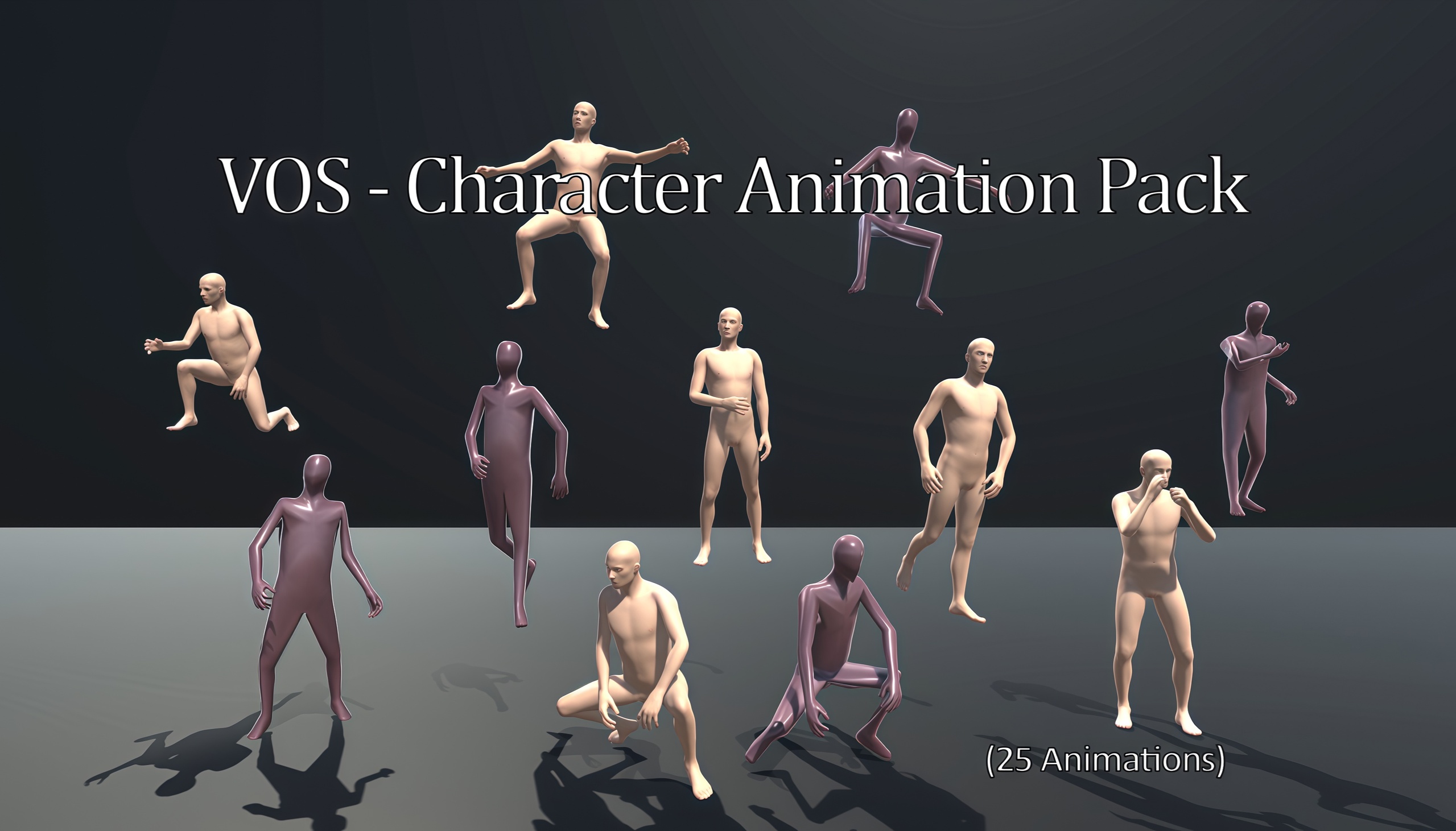 Media 1 for listing VOS - Character Animation Pack (25 Animations)